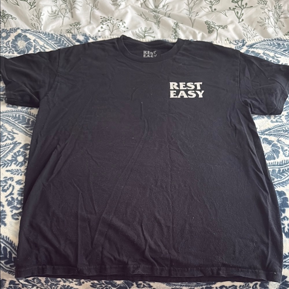 Black Short Sleeve Tee with Crew Neck
